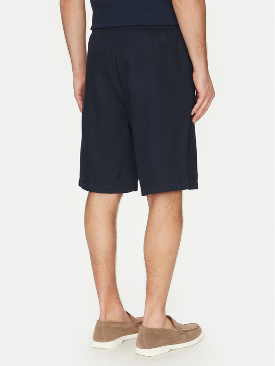 Guess Guess Šortky z materiálu F5GD00 WH4J0 Tmavomodrá Regular Fit