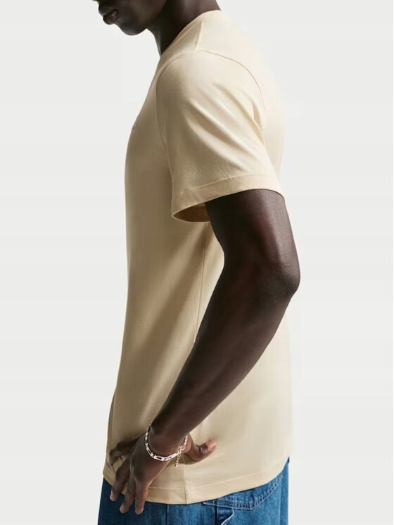 Nike Nike T-Shirt AR4997-229 Beżowy Standard Fit