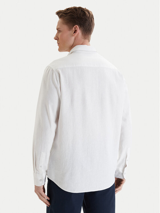 Nautica Nautica Cămașă W126-NAMST-1023-01X Alb Regular Fit