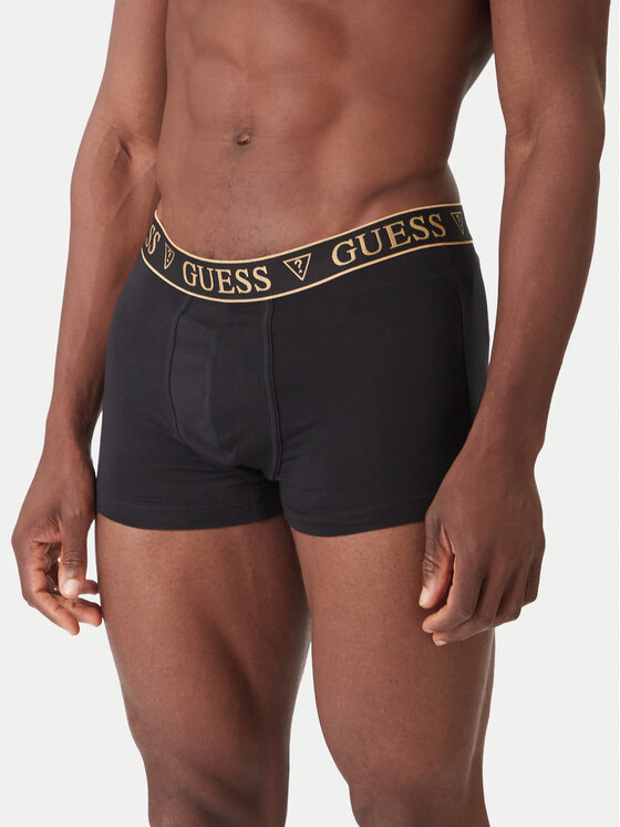 Guess Set 5 perechi boxeri U5BG64 KCD31 Negru