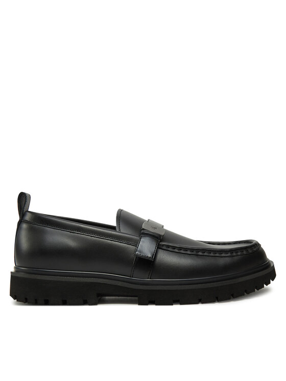 Męskie Mokasyny Calvin Klein Jeans, Rozmiar 41, Czarne, Eva Apron Loafer Hdw YM0YM01252