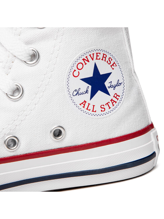 Converse Plátěnky Chuck Taylor All Star Hi 3J253 Bílá