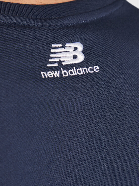 New Balance New Balance T-shirt MT23502 Blu scuro Relaxed Fit
