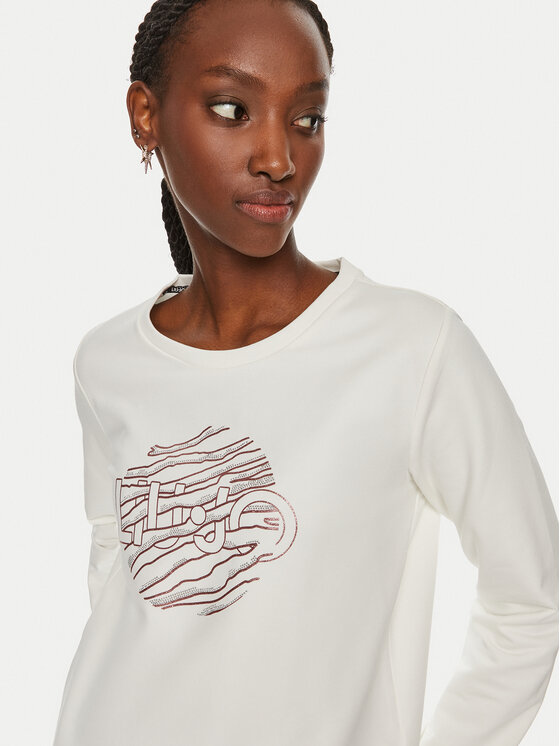 Liu Jo Sport Liu Jo Sport Sweatshirt TF4146 FS090 Weiß Regular Fit
