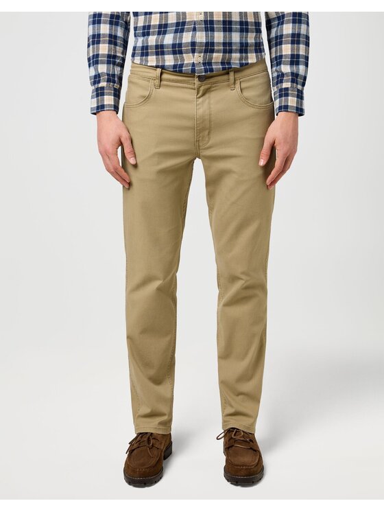 Wrangler Wrangler Jeansy GREENSBORO Beżowy Straight Leg