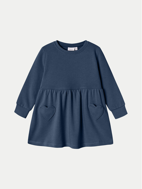 NAME IT NAME IT Trikotažinė suknelė 13231933 Tamsiai mėlyna Relaxed Fit