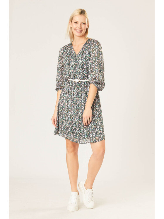QUIOSQUE QUIOSQUE Každodenní šaty SHORT MEADOW DRESS Barevná Regular Fit