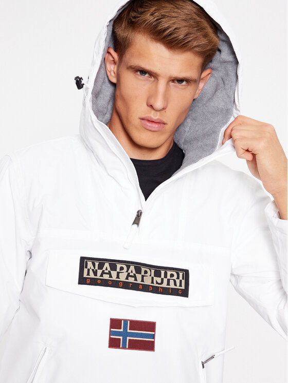 Napapijri Napapijri Μπουφάν anorak NP0A4GMD Λευκό Regular Fit