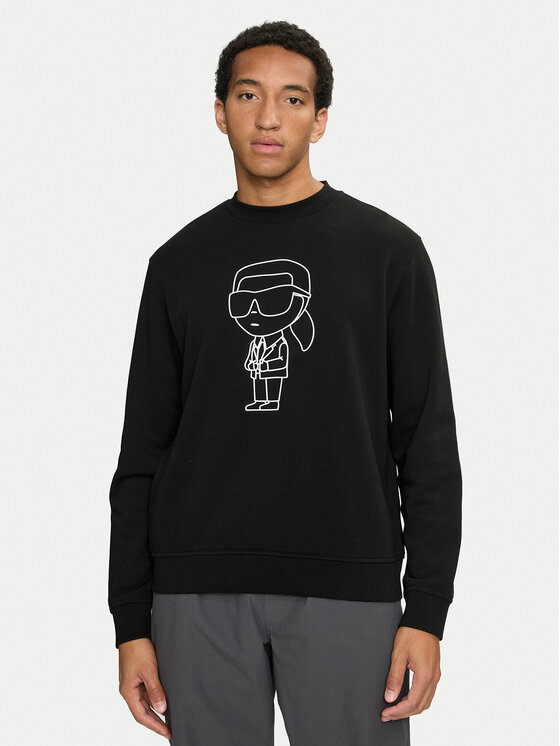 KARL LAGERFELD KARL LAGERFELD Bluză 705034 544910 Negru Regular Fit