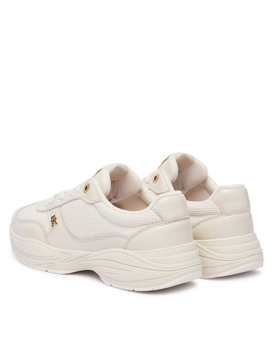 Tommy Hilfiger Tommy Hilfiger Αθλητικά Modern Runner Shiny Leather FW0FW09413 Μπεζ