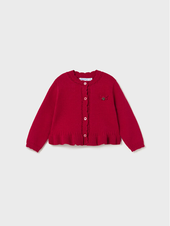 Mayoral Kardigán 2.313 Červená Regular Fit