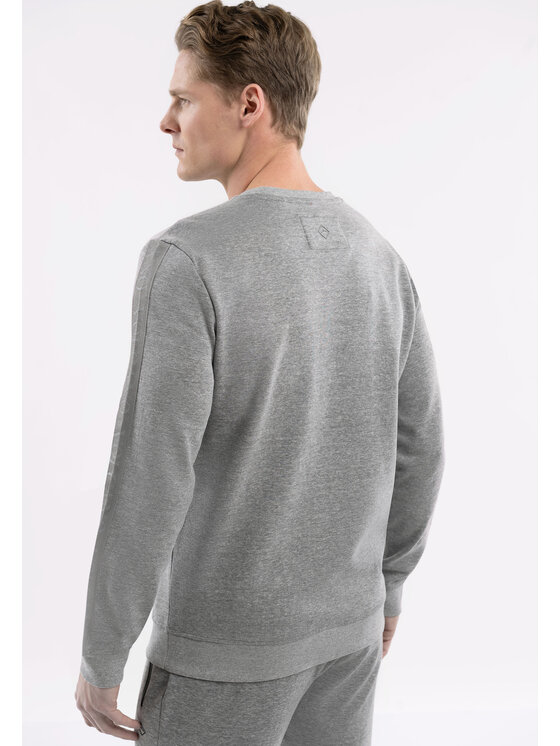 Volcano Volcano Bluza B-DREK Szary Regular Fit