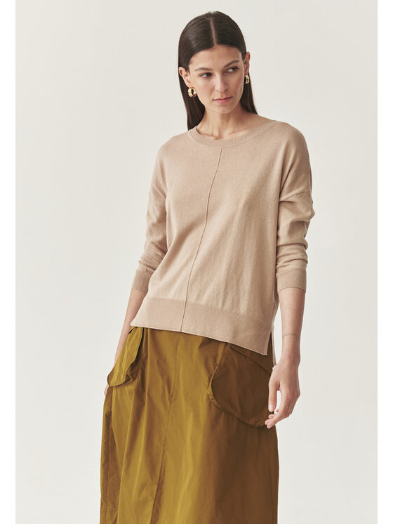 TATUUM Tatuum Sweter NALA Beżowy Oversize