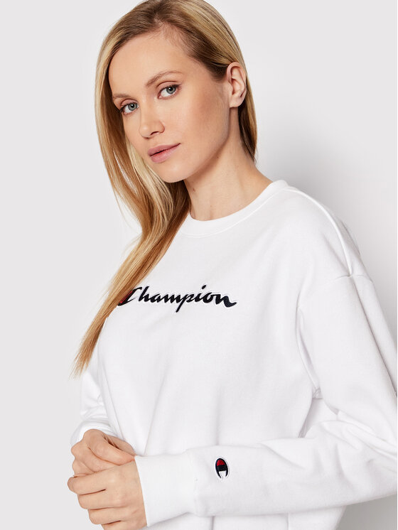 Felpa Crewneck 114922 Bianco Regular Fit