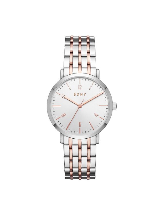 Dkny watch best sale silver