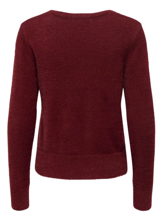 ONLY ONLY Maglione Maglione donna Bordeaux Regular Fit