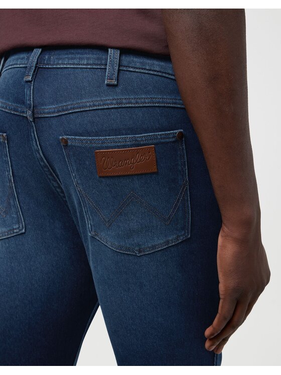 Wrangler Wrangler Jeansy LARSTON Niebieski Slim Fit