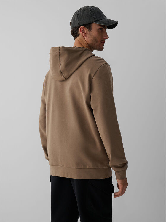 4F 4F Bluza OVERLAND Beżowy Regular Fit