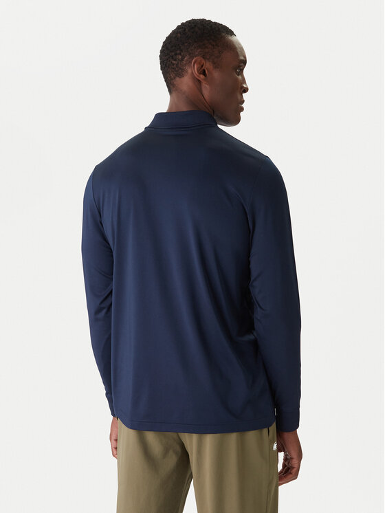 Lacoste Lacoste Тениска с яка и копчета DH2615 Тъмносин Regular Fit