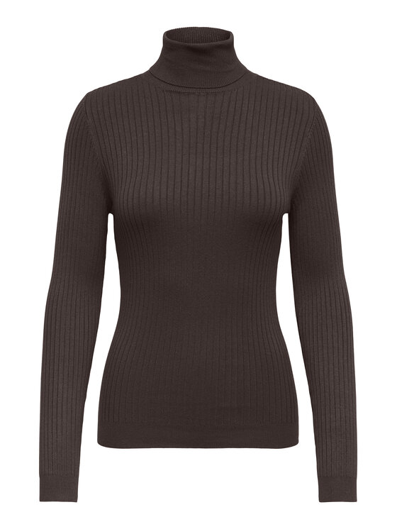 ONLY ONLY Bluză cu gât Karol 15165075 Maro Slim Fit