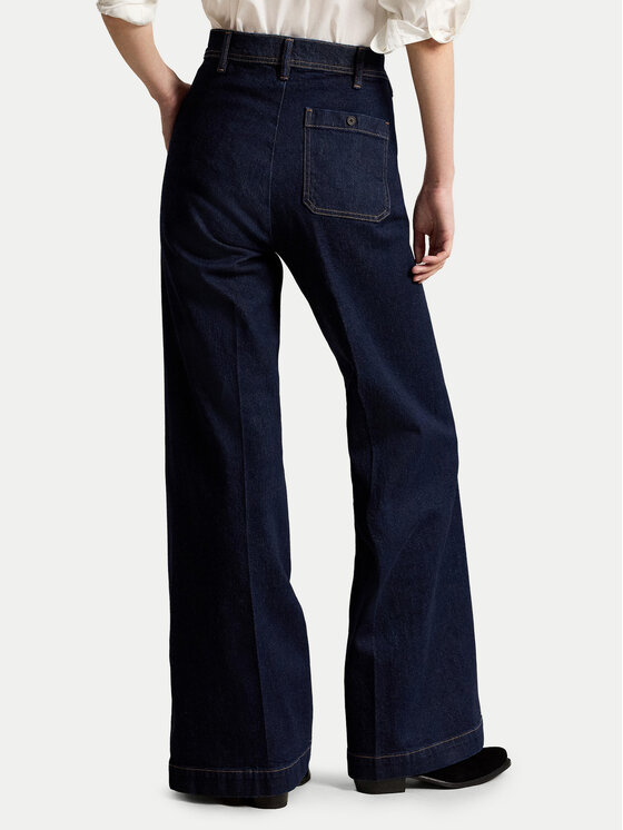 Polo Ralph Lauren Polo Ralph Lauren Jeansy 211B17119001 Granatowy Wide Leg