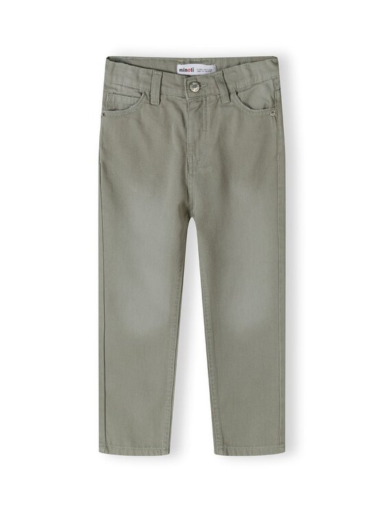 MINOTI MINOTI Spodnie materiałowe 22pant49 Khaki Regular Fit