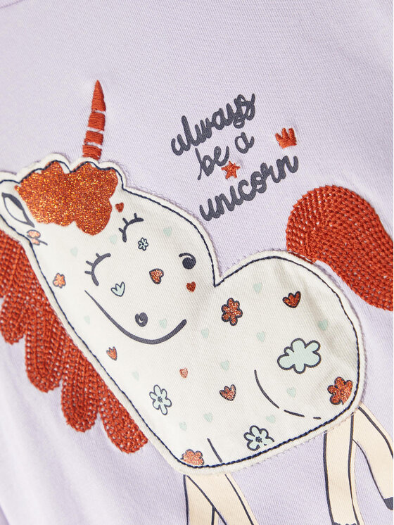 NAME IT NAME IT Bluza 13210313 Vijolična Regular Fit