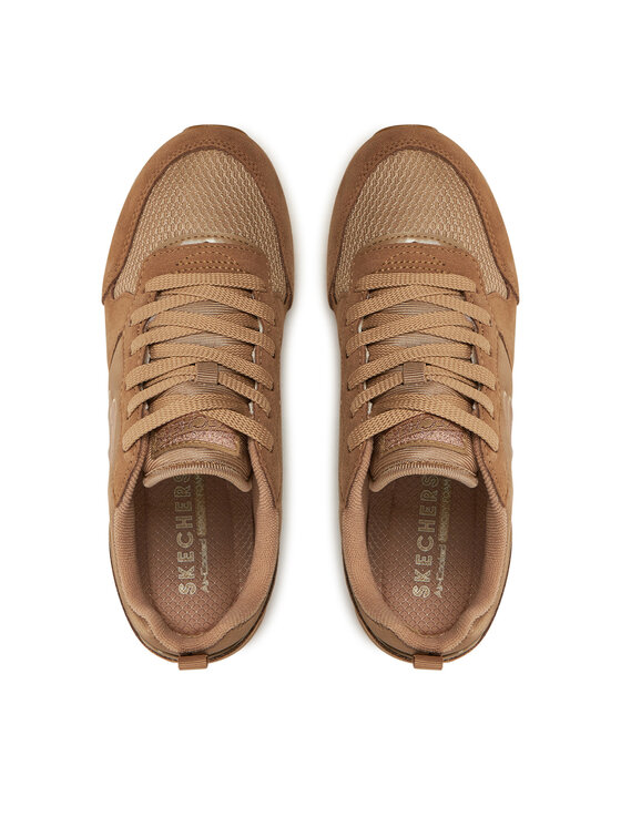 Tan skechers hotsell