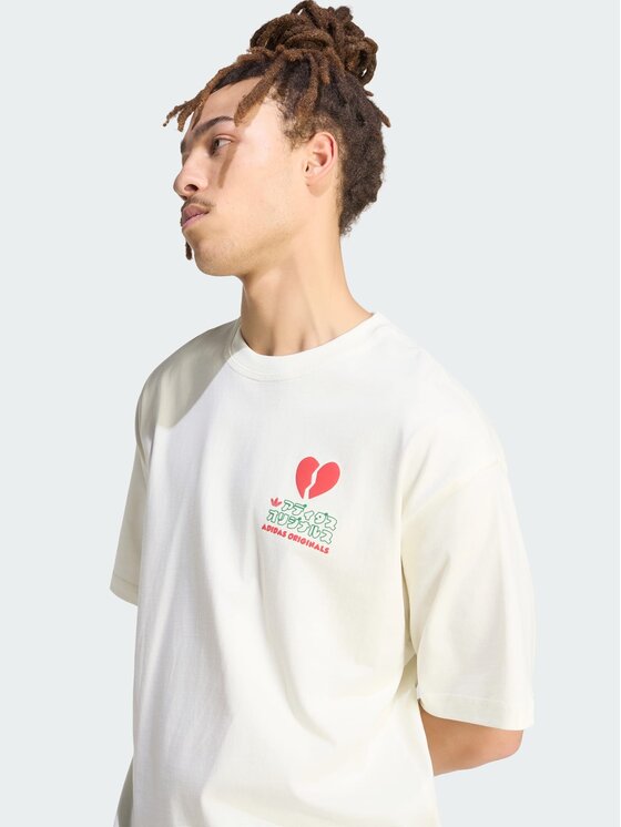 adidas adidas T-Shirt 164257 Biały Oversize