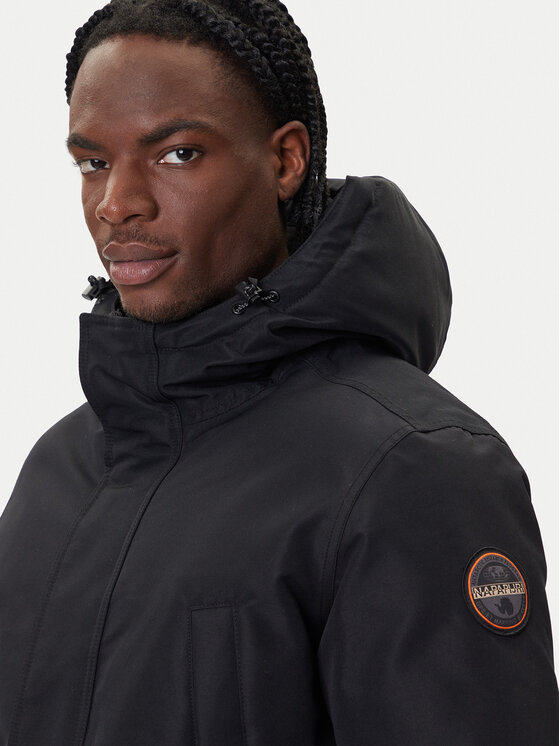 Napapijri Napapijri Žieminė striukė A-Cornier NP0A892J Juoda Regular Fit