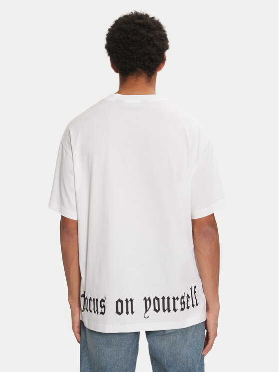 Just Cavalli Just Cavalli T-shirt 77OAHE14 Bianco Regular Fit
