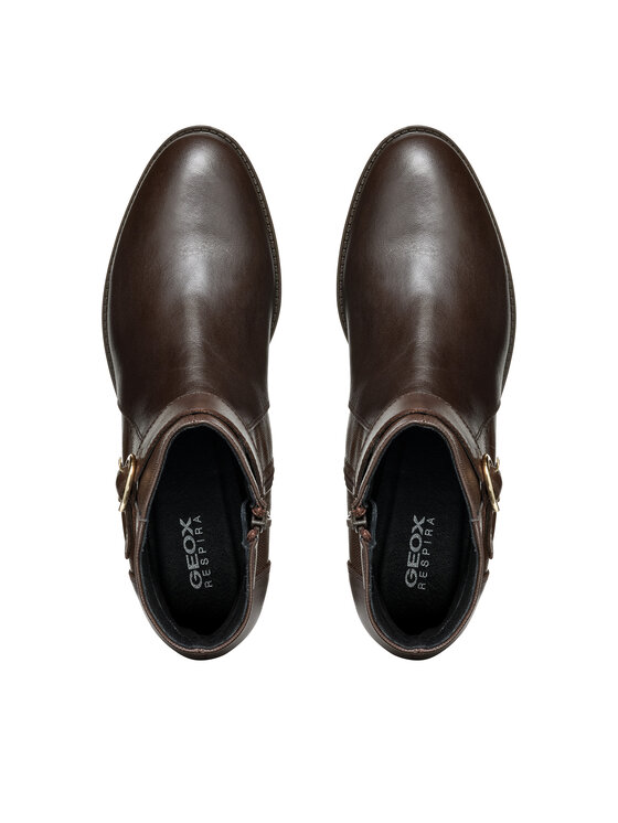 Geox Geox Polokozačky D Felicity D46G1A 04304 C6021 Hnědá
