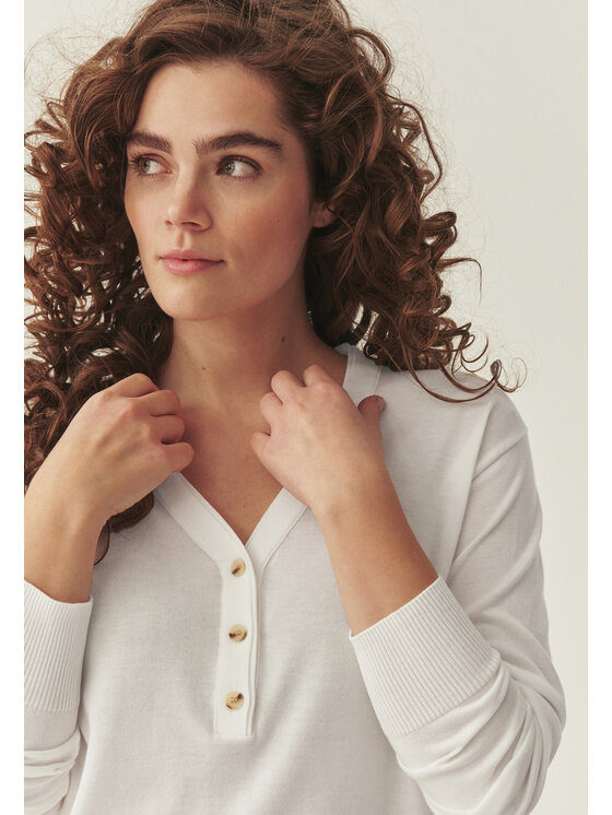 TATUUM TATUUM Svetr TELLA Bílá Classic Fit