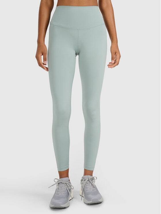 4F 4F Legginsy MULTI ACTIVE Zielony ciemny Slim Fit