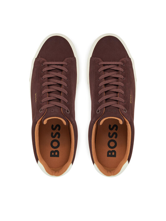 BOSS BOSS Sneakersy Aiden 50536521 Bordowy