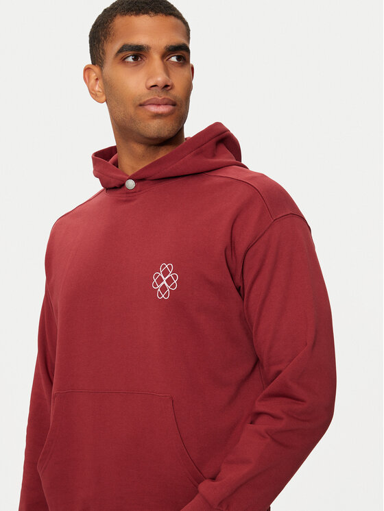 United Colors Of Benetton United Colors Of Benetton Jopa 342ZU201M Bordo rdeča Regular Fit