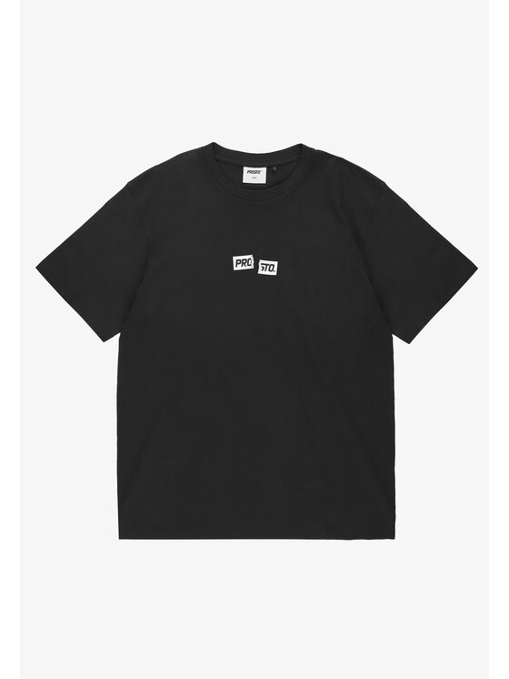 PROSTO. PROSTO. T-Shirt Crack Box Czarny Regular Fit