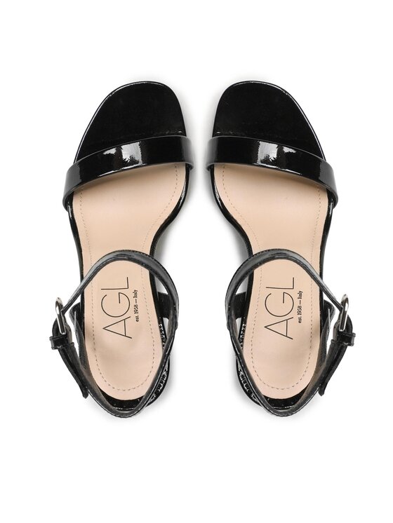 AGL AGL Sandalen Demi D676005PHPLUME0000 Schwarz