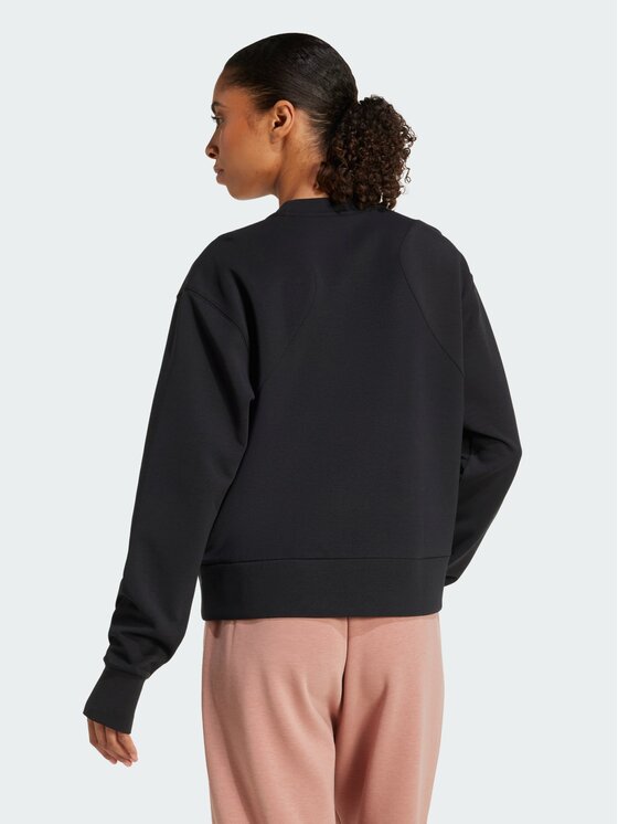 adidas adidas Bluza Designed-for-Training Warm-Up Crewneck Czarny Loose Fit