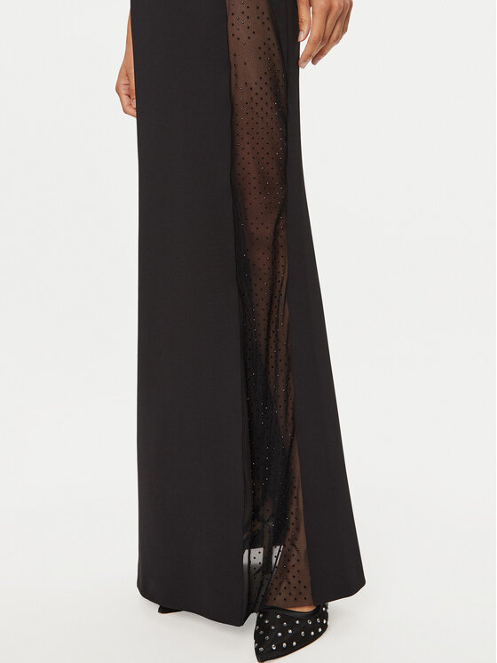PINKO PINKO Sukienka wieczorowa Capezzana 102844 A1JR Czarny Regular Fit