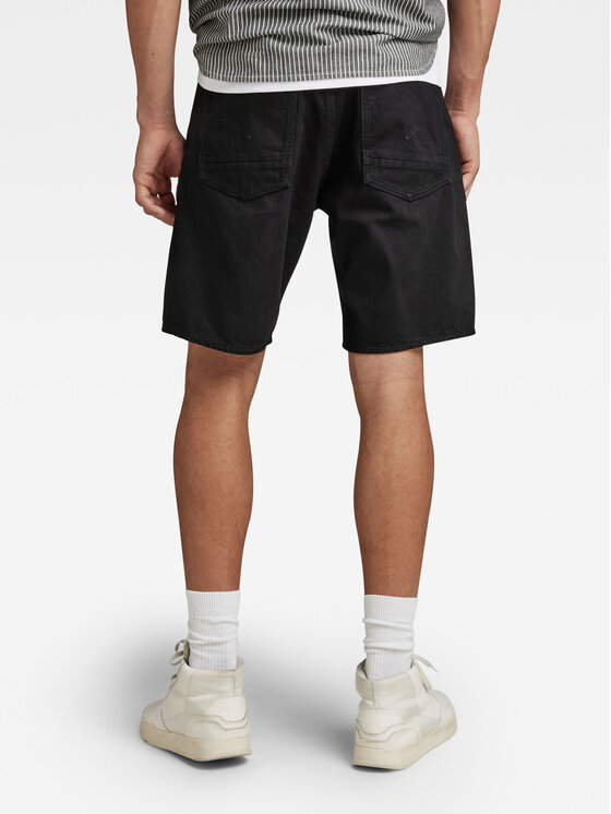 G-Star Raw Džínsové šortky D20776-D304-A810 Čierna Regular Fit