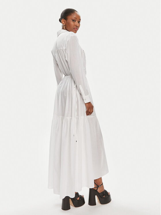 PINKO Pinko Φόρεμα πουκάμισο Dolce Vita Chemisier . 103728 A1XP Λευκό Regular Fit
