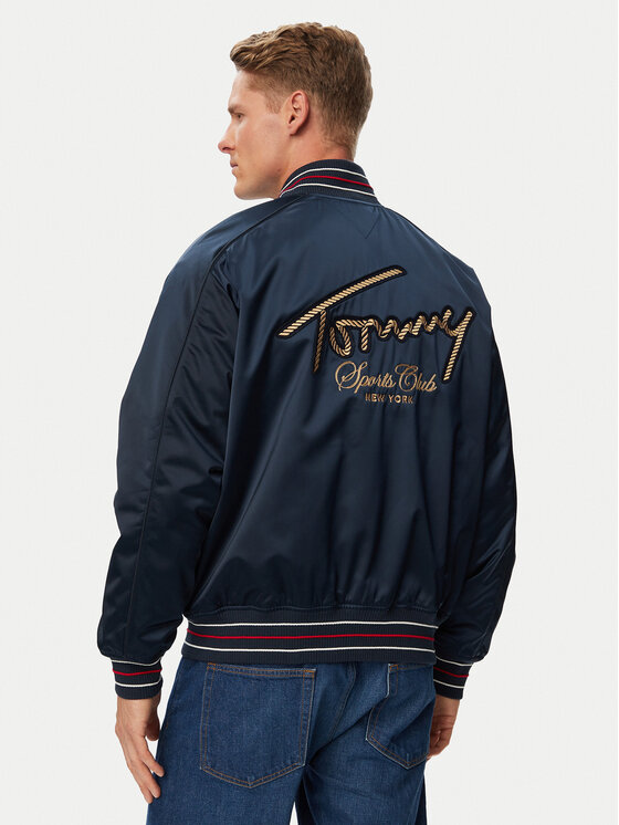 Tommy Jeans Tommy Jeans Bundy bomber Tjm Souvenir DM0DM23220 Tmavomodrá Regular Fit