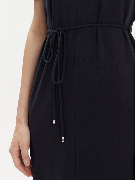 Tommy Hilfiger Tommy Hilfiger Rochie de zi WW0WW41278 Bleumarin Regular Fit