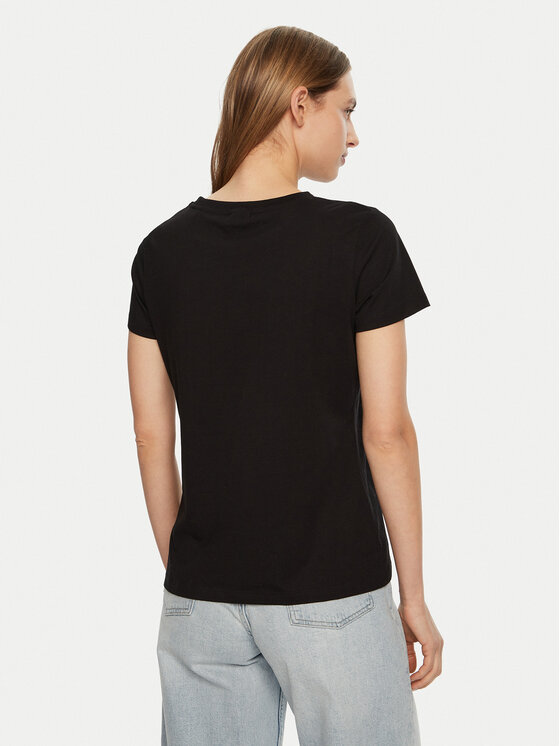 Guess Guess T-shirt V5RI16 J1314 Crna Shirt Fit