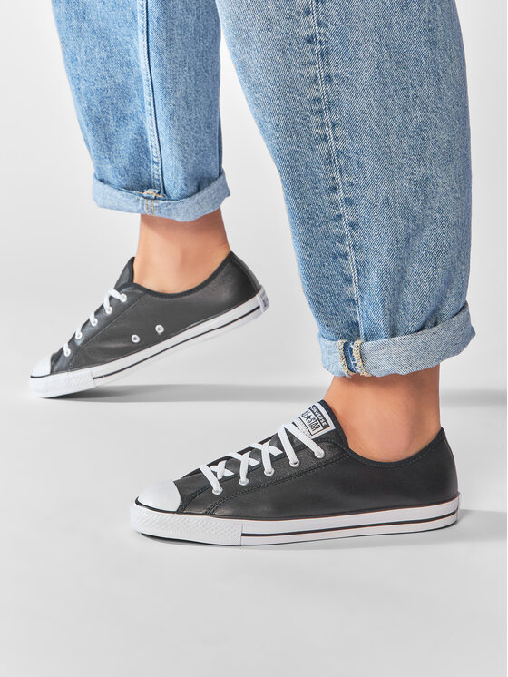 Trampki CONVERSE - Ctas Dainty Ox 564985C Black/White/White - Trampki -  Półbuty - Damskie | Zima 2022 na eobuwie.pl