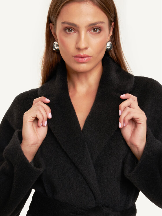 KMX Studio KMX Studio Płaszcz zimowy 186280007 Czarny Straight Fit
