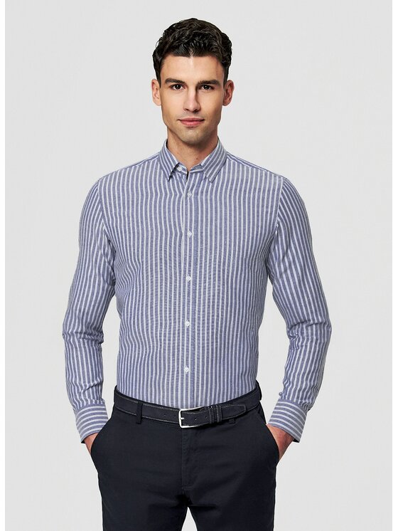 Pako Lorente Pako Lorente Koszula P26SF-1X-029 Niebieski Slim Fit