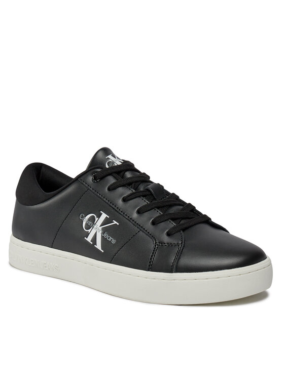 Calvin Klein Jeans Calvin Klein Jeans Tenisice Classic Cupsole Low Laceup Lth YM0YM00864 Crna