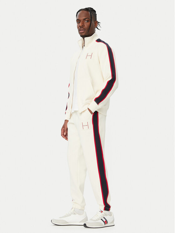 Tommy Hilfiger Tommy Hilfiger Долнище анцуг Pique MW0MW44995 Кремав Regular Fit